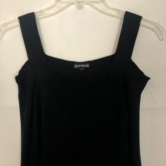 Express Cold Shoulder Black Pullover Sweater Size S - Picture 3 of 10